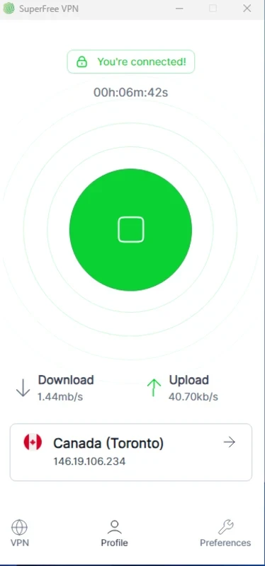 SuperFree VPN — Screenshot 4
